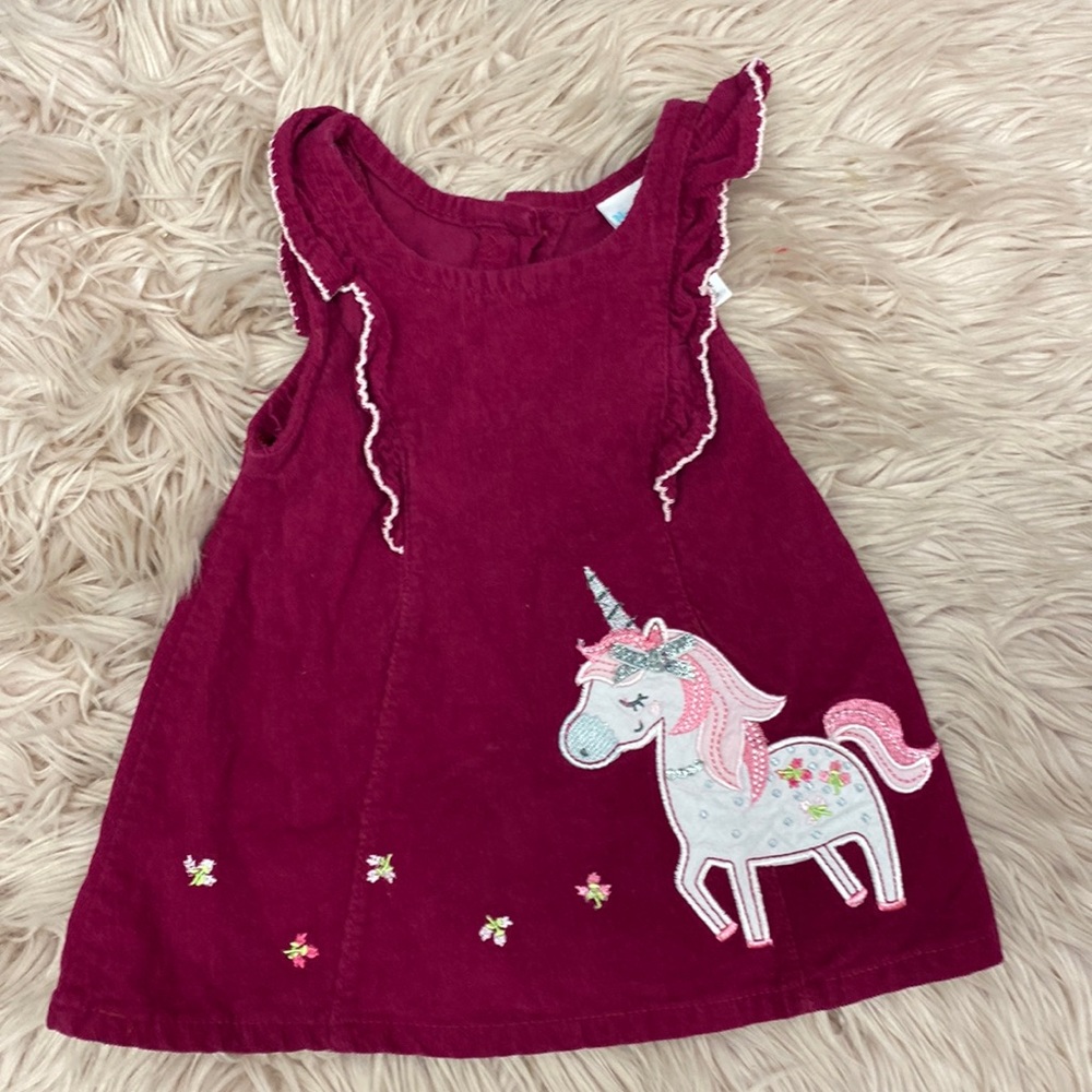 Unicorn Corduroy Dress